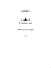 Geduld - erotisch verhaal cover image
