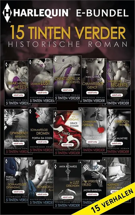 Cover image of 15 Tinten verder historische roman (15-in-1)