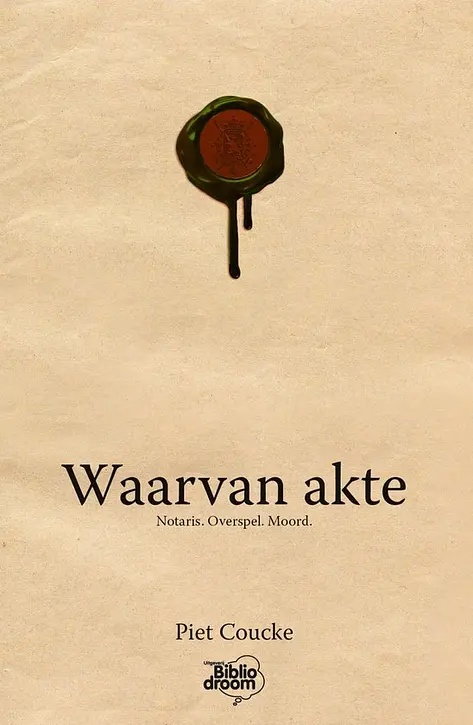 Cover image of Waarvan akte