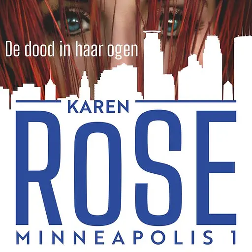 Cover image of De dood in haar ogen