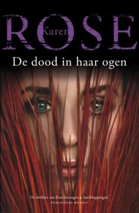 Cover image of De dood in haar ogen