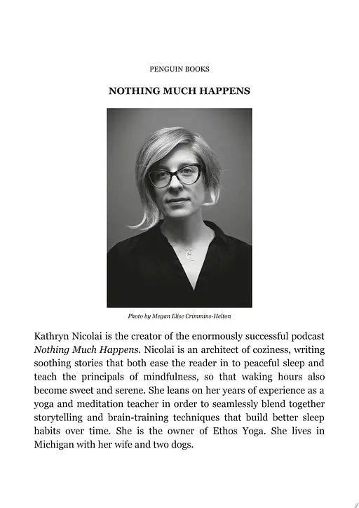 Cover image of Nothing Much Happens