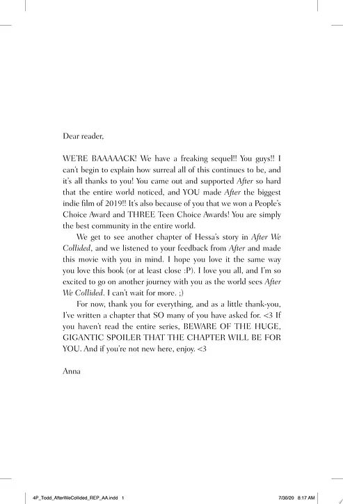 Cover image of After We Collided