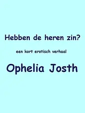 Hebben de heren zin? cover image