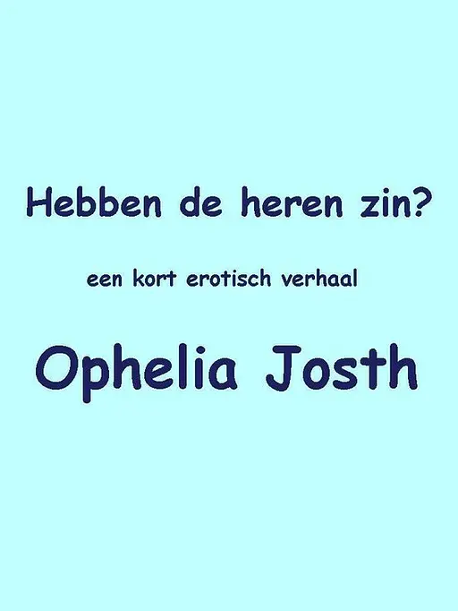 Cover image of Hebben de heren zin?