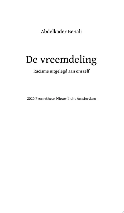 Cover image of De vreemdeling